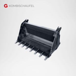 Kombischaufel Schaufel mit Aufsteckschneide für Radlader Kompaktlader Laderaupe mieten Würzburg Bamberg Umgebung