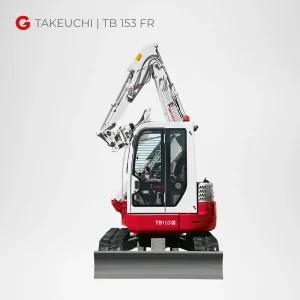 Takeuchi TB 153 FR Hüllkreisbagger 5,65 Tonnen mieten Würzburg Bamberg Umgebung