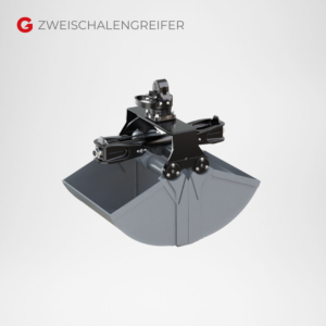 Zweischalengreifer Baggerzubehör für Minibagger Mobilbagger mieten Würzburg Bamberg Umgebung