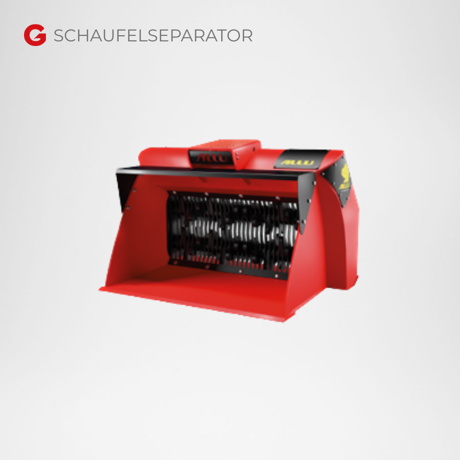 Schaufelseparator Schaufelseparator Separator Baggerzubehör mieten Würzburg Bamberg Umgebung